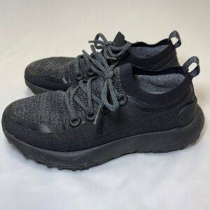 Allbirds Trail Runner SWT Women’s 7.5 Sneakers Black Grey Wool Natural Fibres